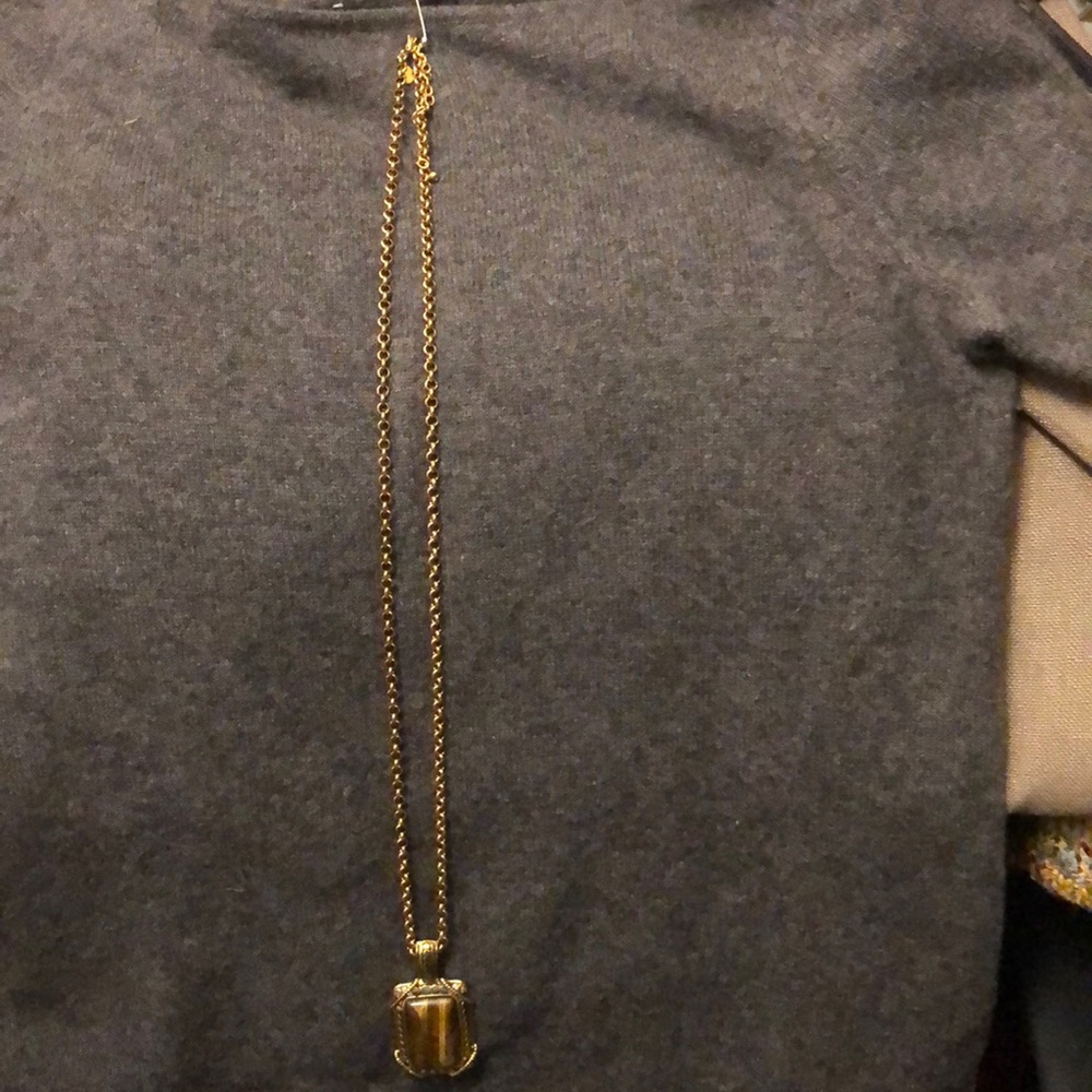 Joan Rivers Tiger’s Eye Necklace
